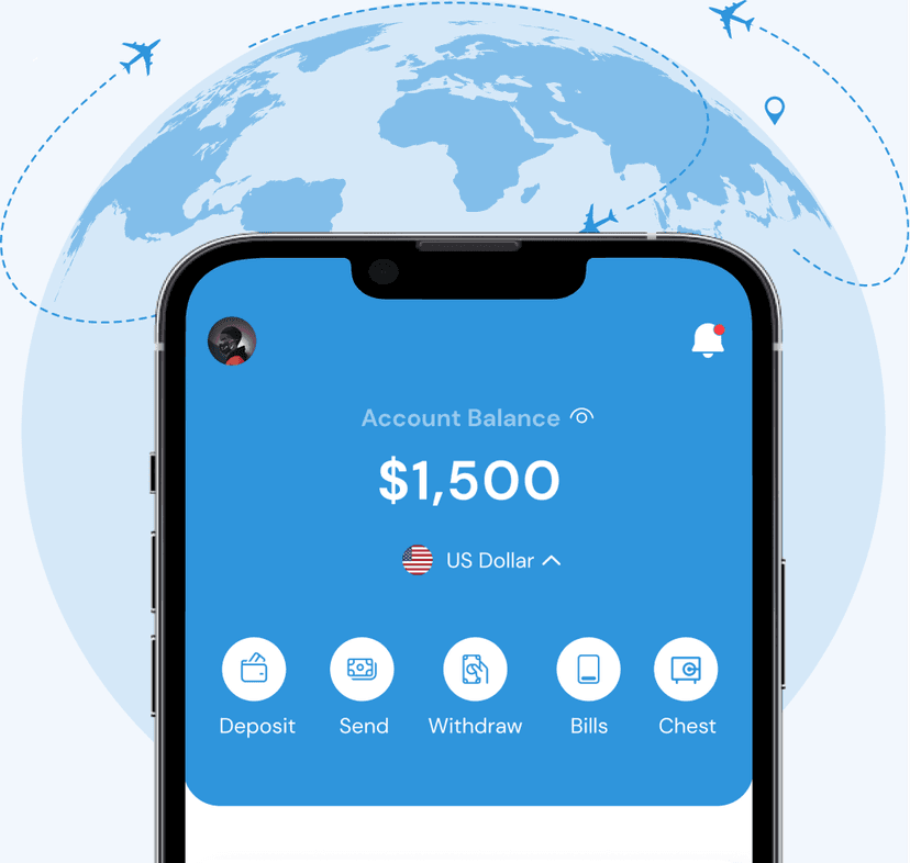 Mobile app interface